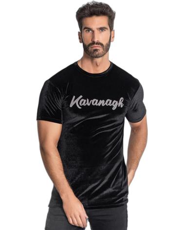 GIANNI KAVANAGH CAMISETA NEGRA LAVISH PLATEADO