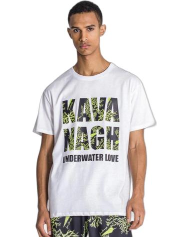 GIANNI KAVANAGH CAMISETA OVERSIZECON LOGO UNDERWATER BLANCO