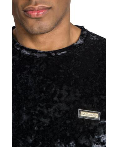 GIANNI KAVANAGH CAMISETA TERCIOPELO BRIVIDI NEGRO GIANNI KAVANAGH CAMISETA TERCIOPELO BRIVIDI NEGRO