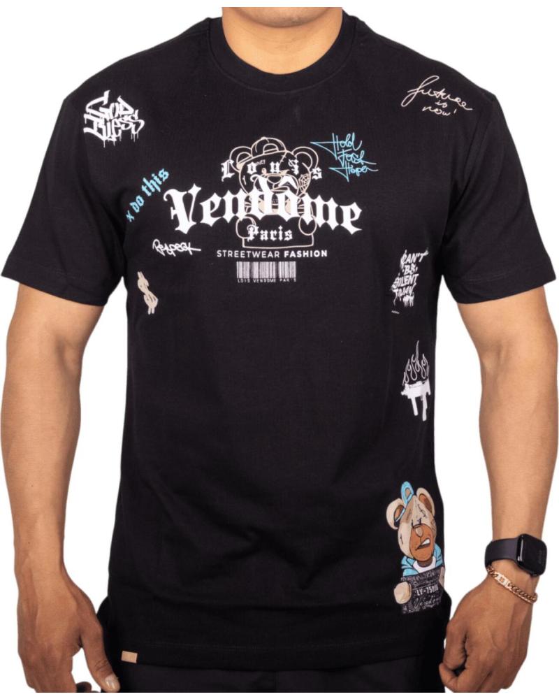 LOUIS VENDOME PARIS CAMISETA LOUIS VENDOME EDICION STREET NEGRO LOUIS VENDOME PARIS CAMISETA LOUIS VENDOME EDICION STREET NEGRO