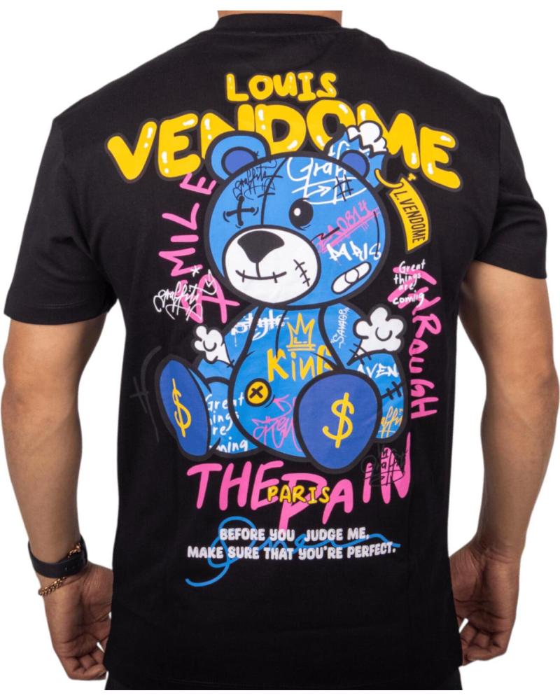 LOUIS VENDOME PARIS CAMISETA LOUIS VENDOME GRAFFITI STREET NEGRO LOUIS VENDOME PARIS CAMISETA LOUIS VENDOME GRAFFITI STREET NEGRO