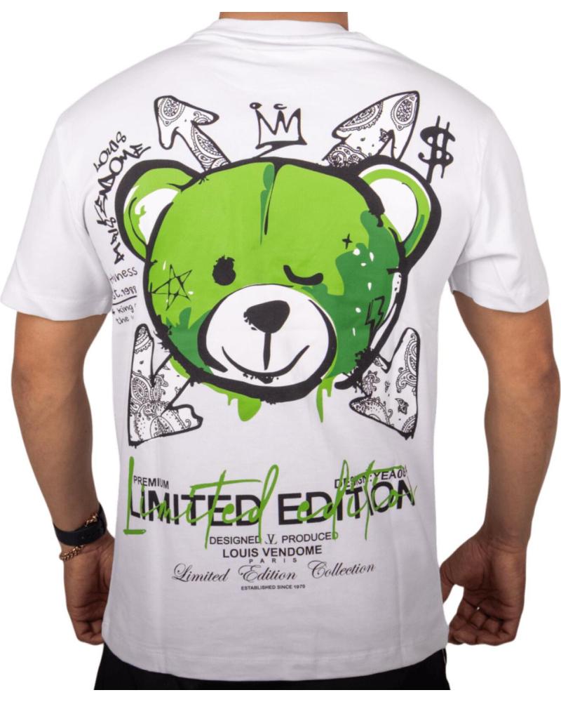 LOUIS VENDOME PARIS CAMISETA LOUIS VENDOME LIMITED EDITION STREET BLANCO Y VERDE
