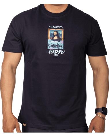 LOUIS VENDOME PARIS CAMISETA LOUIS VENDOME STREET MONA LISA NEGRO