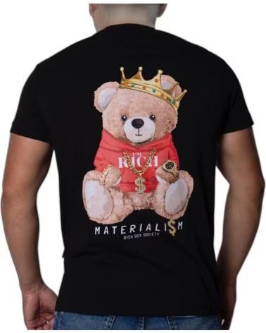 OVDS OVERDOSE Camiseta OVDS Osito King Negra