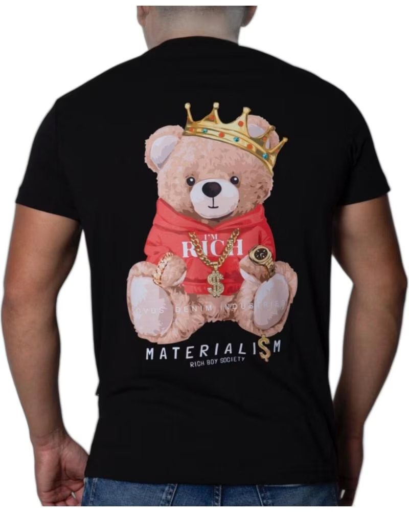 OVDS OVERDOSE Camiseta OVDS Osito King Negra