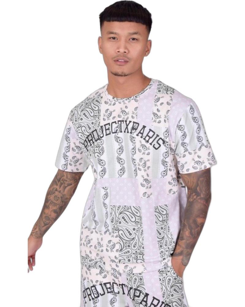 PROJECT X PARIS CAMISETA CON ESTAMPADO BANDANA BLANCO PROJECT X PARIS CAMISETA CON ESTAMPADO BANDANA BLANCO