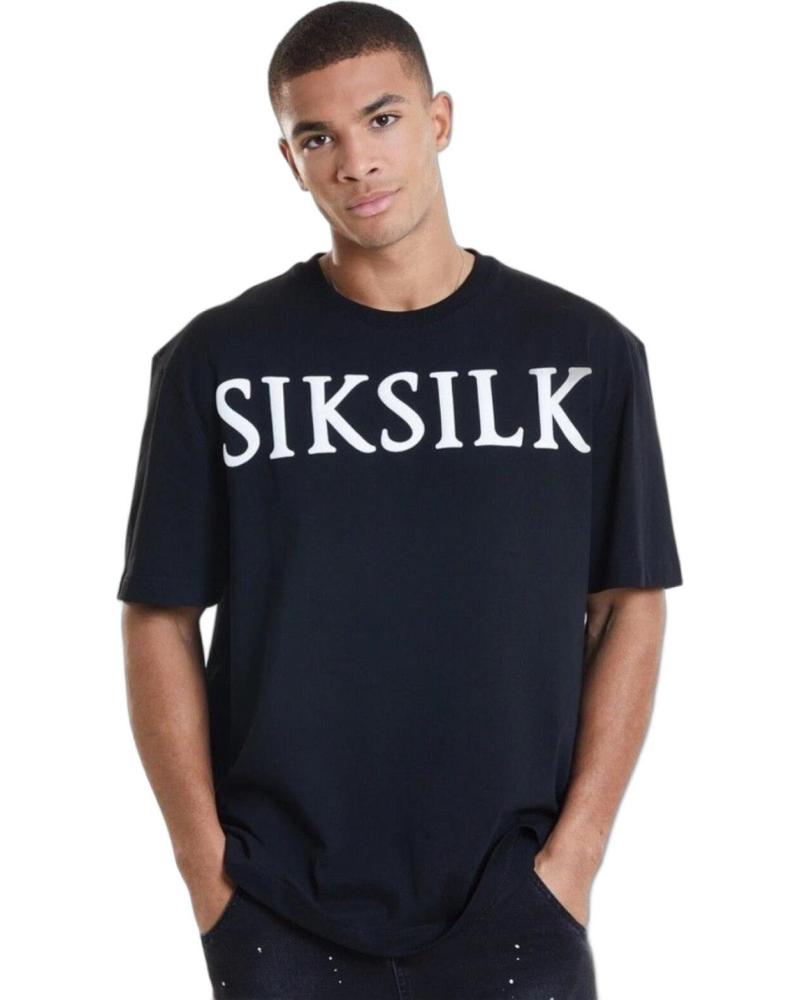 SIKSILK CAMISETA RELAXED FIT NEGRO SIKSILK CAMISETA RELAXED FIT NEGRO