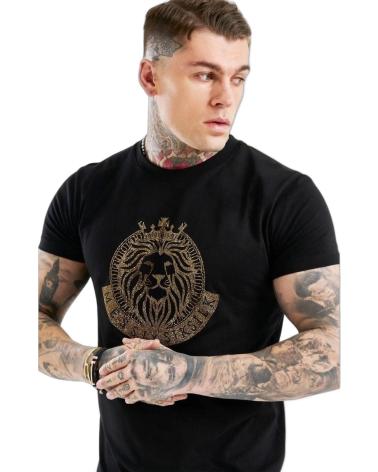 SIKSILK CAMISETA X MESSI LEON OVERSIZED NEGRO