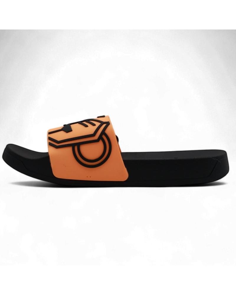 BLACK BANANAS CHANCLAS COMMANDER SLIDES NEGRO Y NARANJA BLACK BANANAS CHANCLAS COMMANDER SLIDES NEGRO Y NARANJA