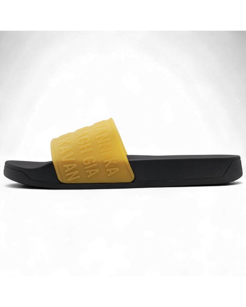 GIANNI KAVANAGH CHANCLAS SCROLL SLIDER NEGRO Y DORADO GIANNI KAVANAGH CHANCLAS SCROLL SLIDER NEGRO Y DORADO