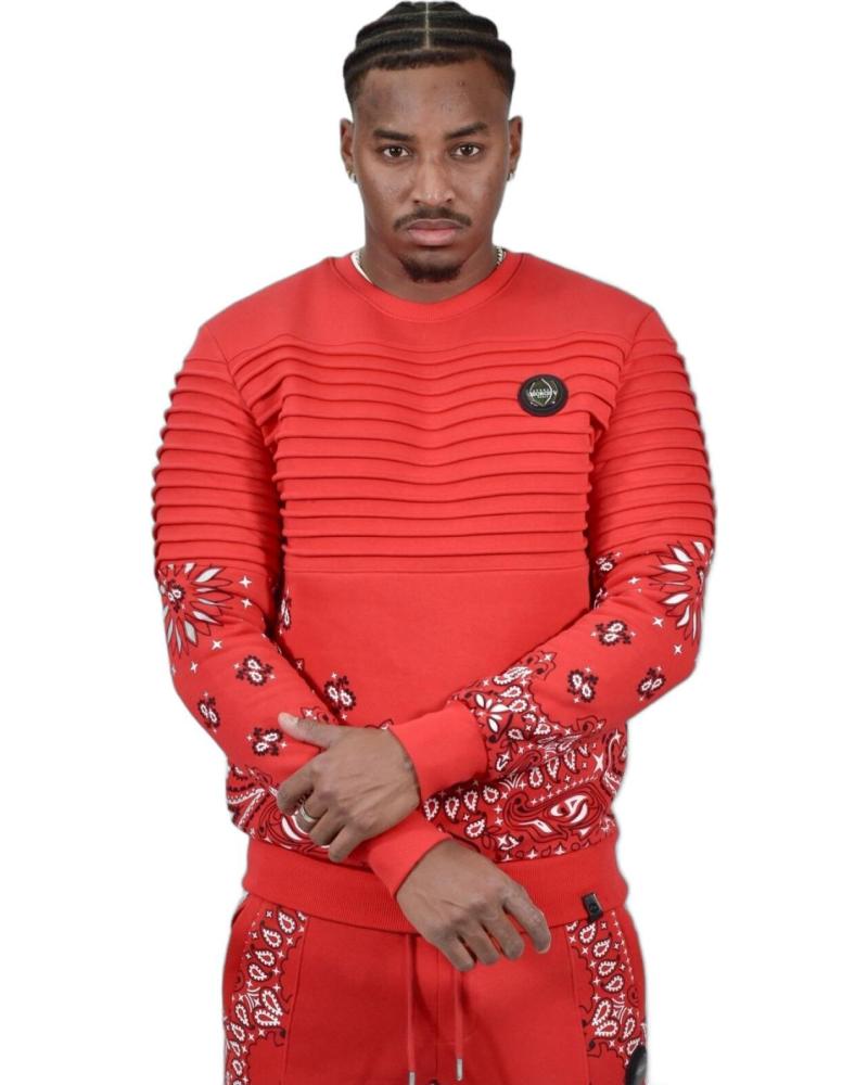 GEORGE V PARIS CHANDAL ESTAMPADO BANDANA ROJO GEORGE V PARIS CHANDAL ESTAMPADO BANDANA ROJO