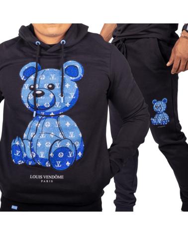 LOUIS VENDOME PARIS CHANDAL LOUIS VENDOME OSO PIEDRAS STREET NEGRO Y AZUL