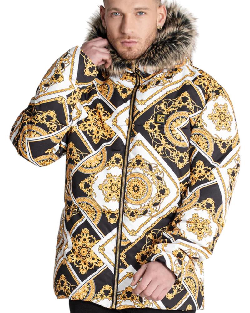 GIANNI KAVANAGH CHAQUETA ACOLCHADA SPLENDOUR DORADO