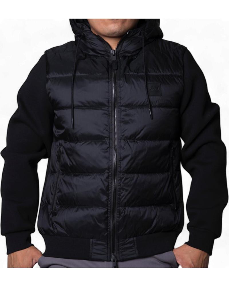 ANTONY MORATO CHAQUETA SLIM FIT NEGRO Y MANGAS DE TEJIDO SCUBA ANTONY MORATO CHAQUETA SLIM FIT NEGRO Y MANGAS DE TEJIDO SCUBA