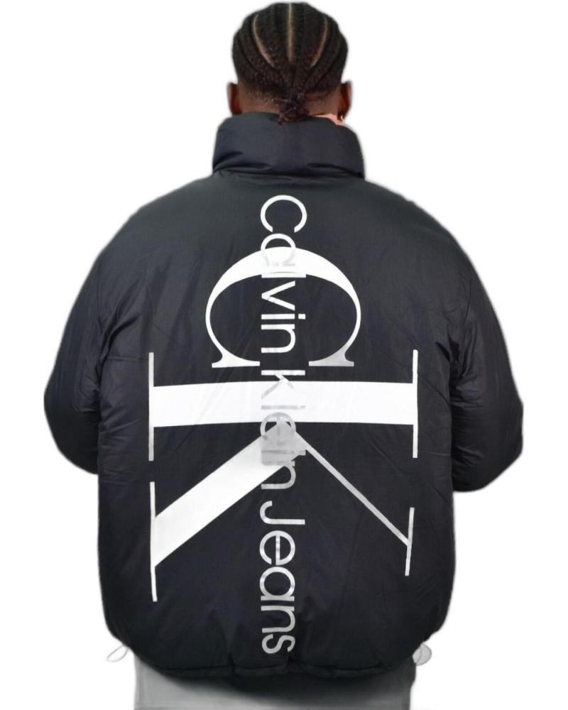 CALVIN KLEIN CHAQUETA PLUMAS REVERSIBLE NEGRO