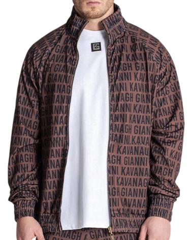 GIANNI KAVANAGH CHAQUETA TAG LOGO MARRON