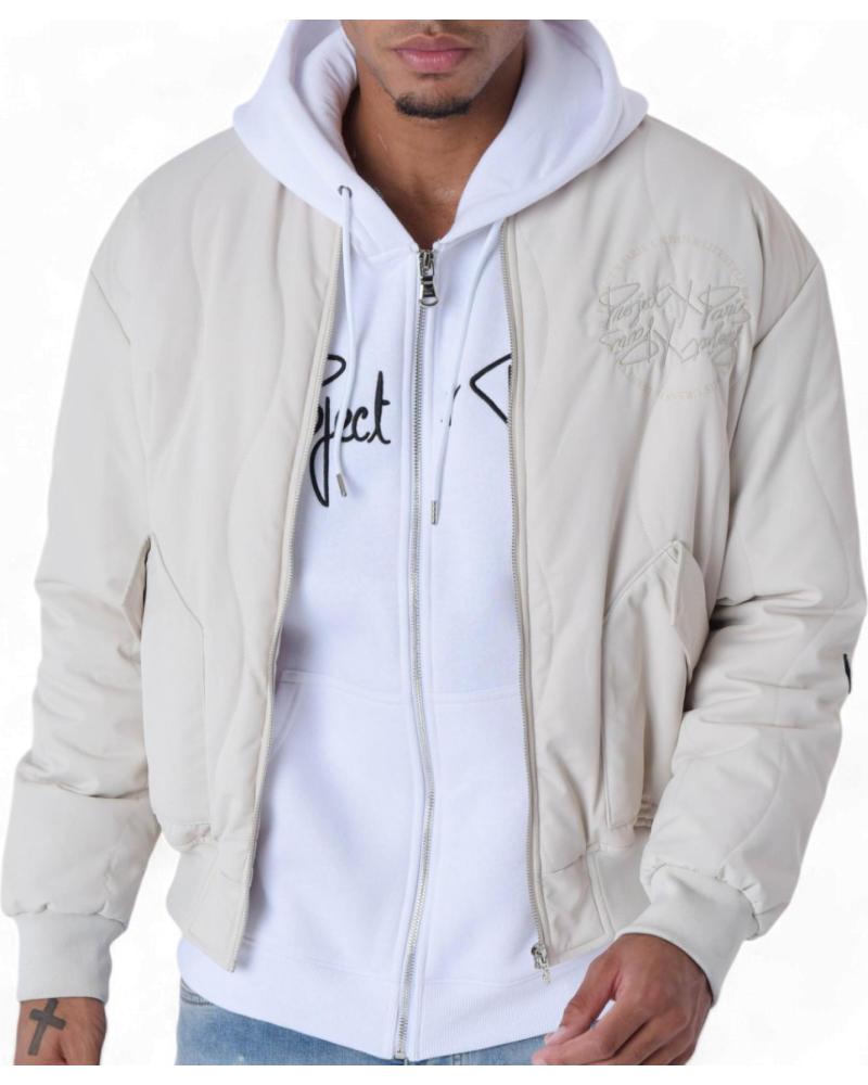 PROJECT X PARIS CHAQUETA ACOLCHADO CON ONDAS BEIGE