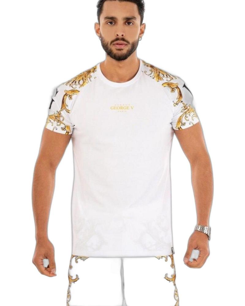 GEORGE V PARIS CONJUNTO FLORES NOSTALGICA PEDRERIA BLANCO