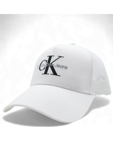 CALVIN KLEIN GORRA MONOLOGO JEANS BLANCO