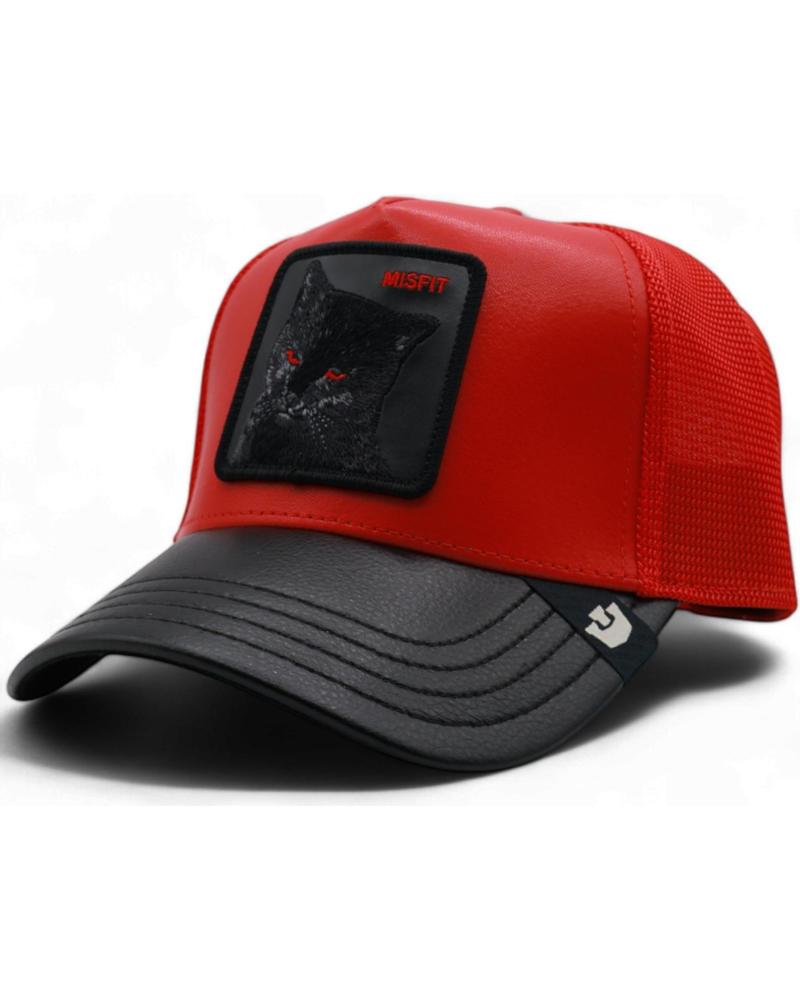 GOORIN BROS GORRA GATO MISFIT COURTSIDE ROJA Y NEGRA