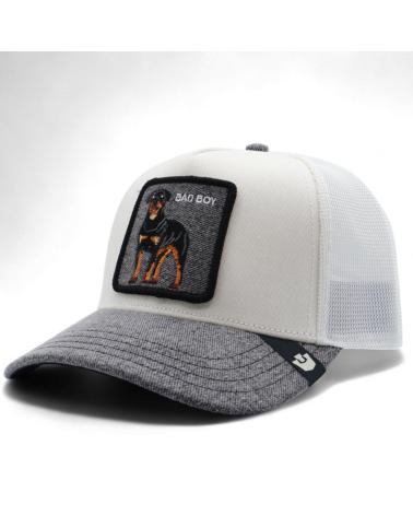 GOORIN BROS GORRA PERRO BAD BOY BLANCO Y GRIS