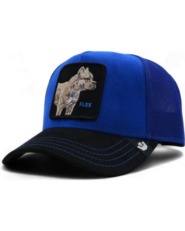 GOORIN BROS GORRA PERRO PITBULL FLEX AZUL Y NEGRA