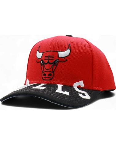 MITCHELL NESS GORRA CHICAGO BULL LOGO VISERA ROJO