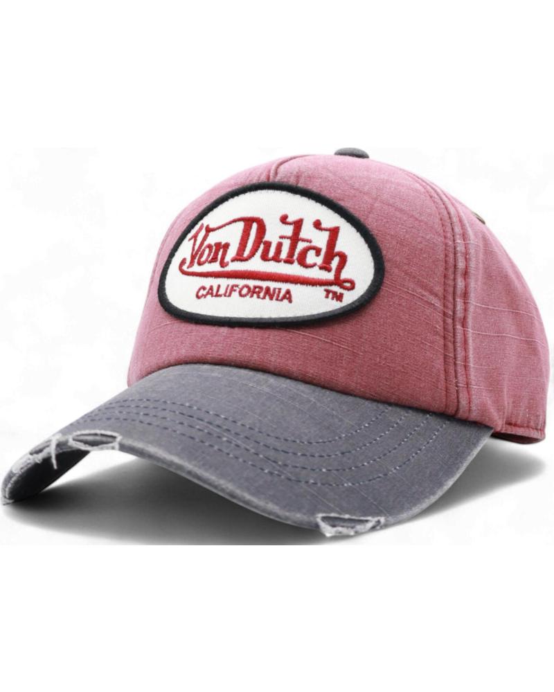 VON DUTCH GORRA CURVA AJUSTABLE JACKRB ROJO