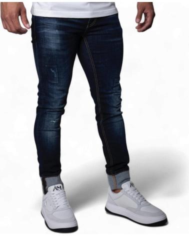 ANTONY MORATO JEANS SUPER SKINNY PAUL EFECTO BLANQUEADO AZUL