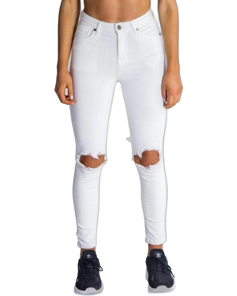 GIANNI KAVANAGH JEANS BLANCO RASGADO