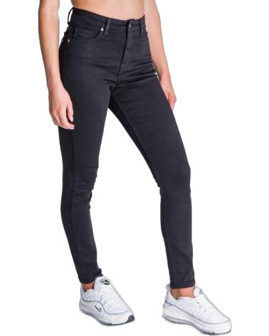 GIANNI KAVANAGH JEANS NEGRO CON CINTURA ALTA