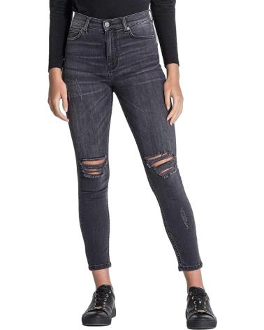 GIANNI KAVANAGH JEANS ROTOS BASICO NEGRO