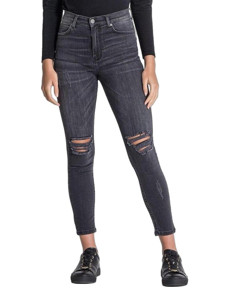 GIANNI KAVANAGH JEANS ROTOS BASICO NEGRO GIANNI KAVANAGH JEANS ROTOS BASICO NEGRO