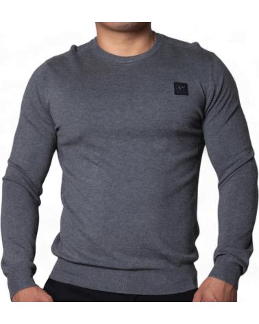 ANTONY MORATO JERSEY SLIM FIT GRIS CON LOGO DE GOMA