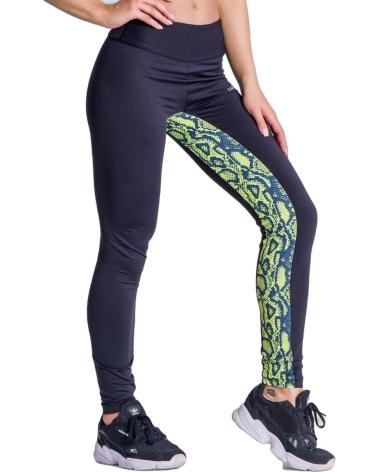 GIANNI KAVANAGH LEGGINGS SERPIENTE NEON NEGRO