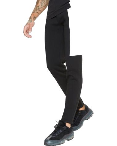 11 DEGREES PANTALON CON TEJIDO MIXTO Y PANELES NEGRO