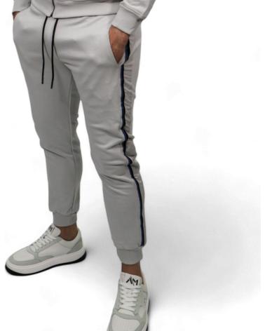 ANTONY MORATO PANTALON BLANCO HIELO CON BANDAS LATERALES