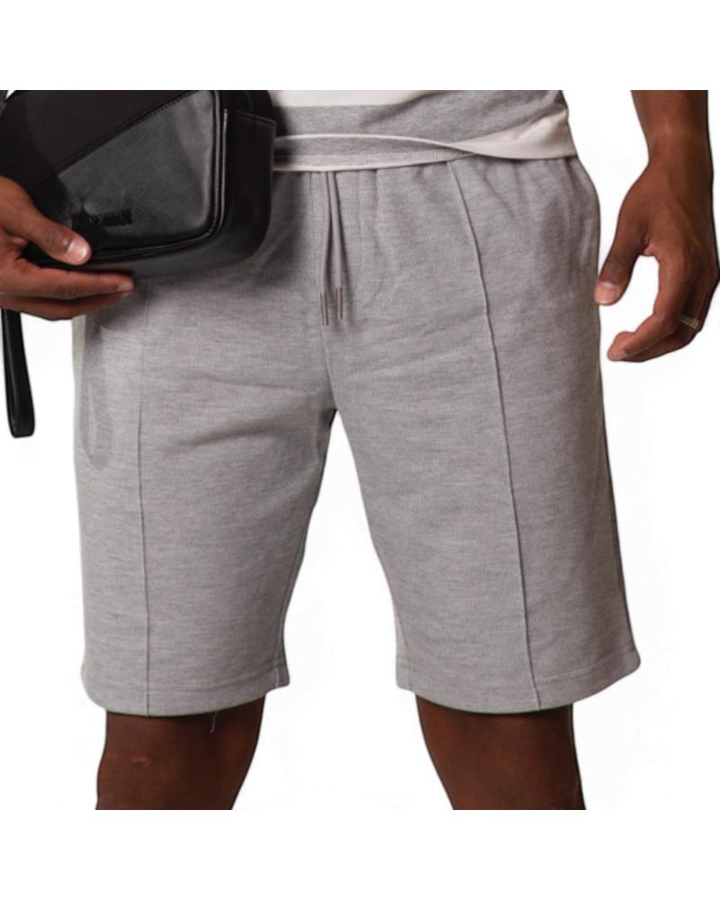 SHORT ANTONY MORATO CARROT EN PIQUÉ GRIS