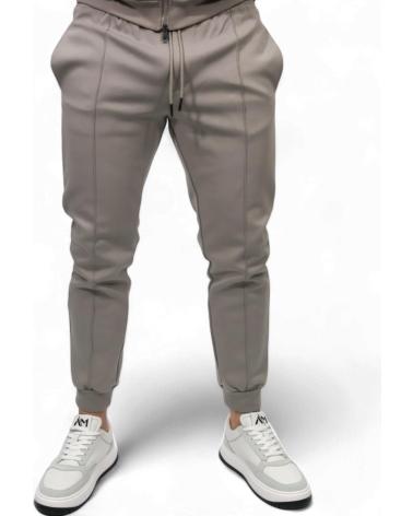 ANTONY MORATO PANTALON GRIS CARROT FIT CON ELASTICOS