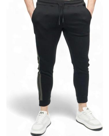 ANTONY MORATO PANTALON NEGRO CON CINTA Y COLOR CONTRASTE