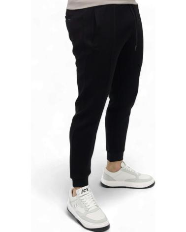 ANTONY MORATO PANTALON NEGRO DE FELPA Y TEJIDO SCUBA