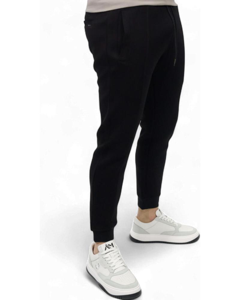 ANTONY MORATO PANTALON NEGRO DE FELPA Y TEJIDO SCUBA ANTONY MORATO PANTALON NEGRO DE FELPA Y TEJIDO SCUBA