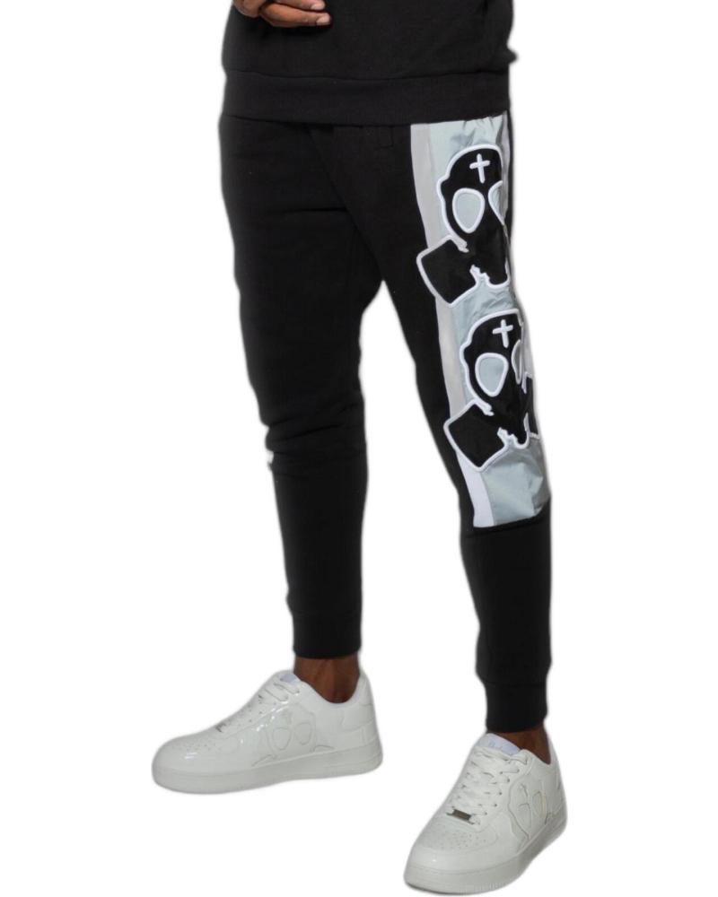 BUTNOT PANTALON DE FELPA MASCARA NEGRO BUTNOT PANTALON DE FELPA MASCARA NEGRO