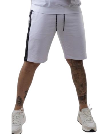 ANTONY MORATO PANTALON CORTO FIT DE FELPA BLANCO