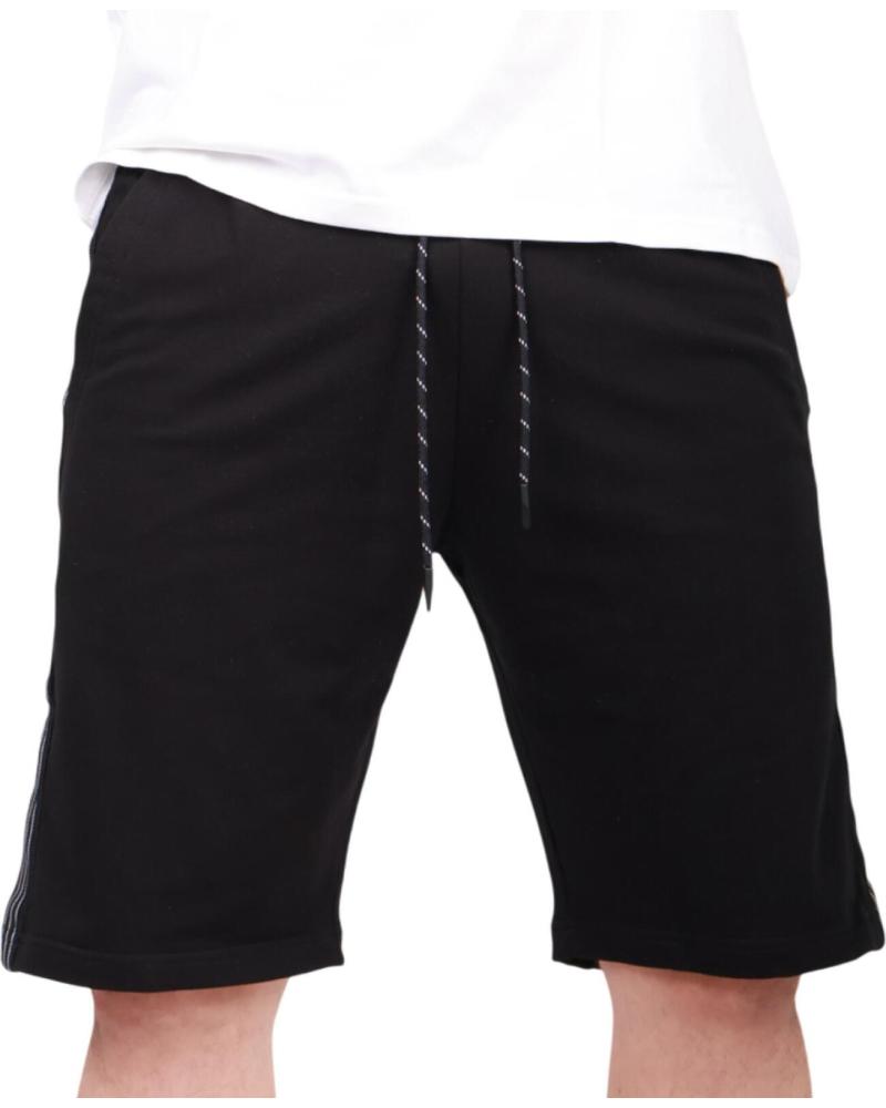 ANTONY MORATO PANTALON CORTO FIT DE FELPA NEGRO