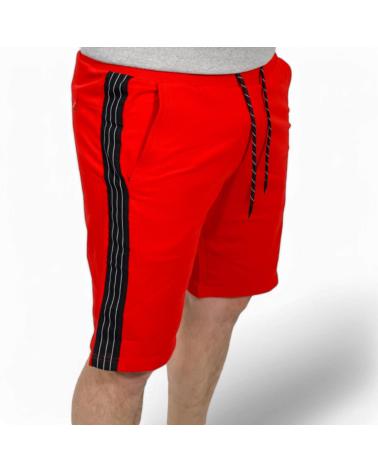 ANTONY MORATO PANTALON CORTO FIT DE FELPA ROJO