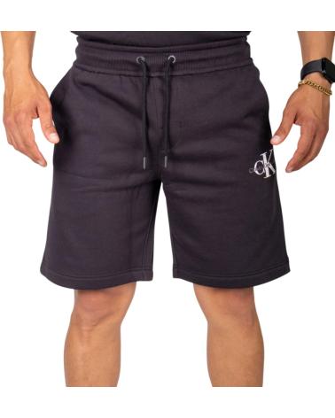 CALVIN KLEIN PANTALON CORTO MONOGRAMA NEGRO