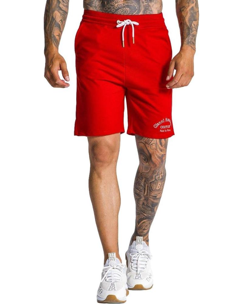 GIANNI KAVANAGH PANTALON CORTO DE ALTA COSTURA ROJO GIANNI KAVANAGH PANTALON CORTO DE ALTA COSTURA ROJO