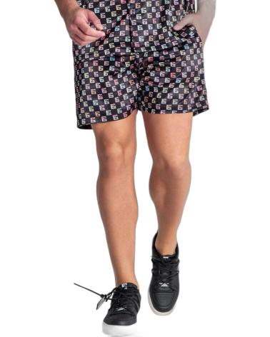 GIANNI KAVANAGH PANTALON CORTO SATINADO ALMA NEGRO