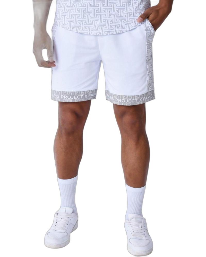 PROJECT X PARIS PANTALON CORTO ESTAMPADO LABERINTO BLANCO PROJECT X PARIS PANTALON CORTO ESTAMPADO LABERINTO BLANCO